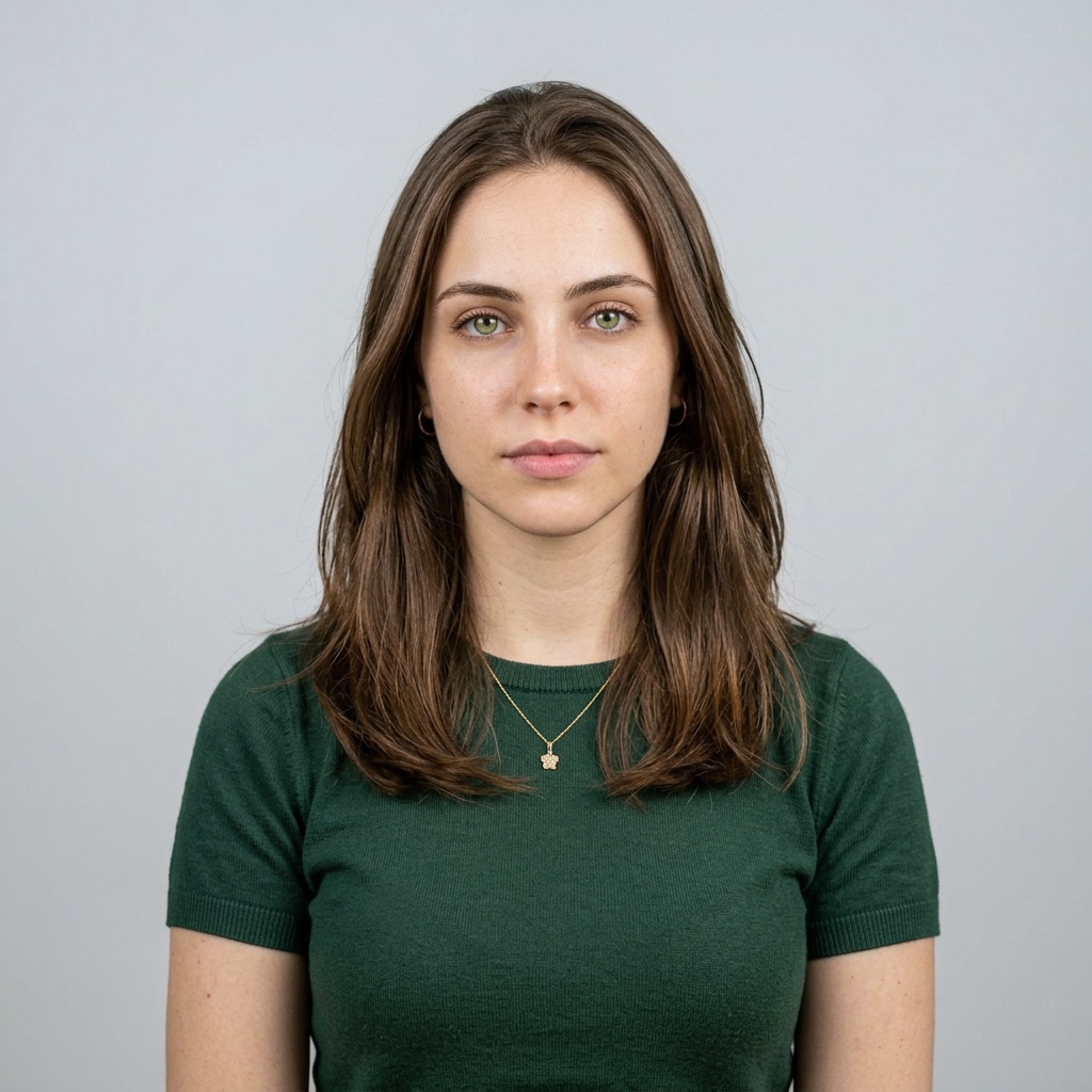 Retrato da modelo criada pela loja no PhotoIA